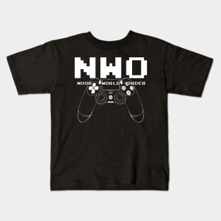 Noob World Order (Playstation) Kids T-Shirt